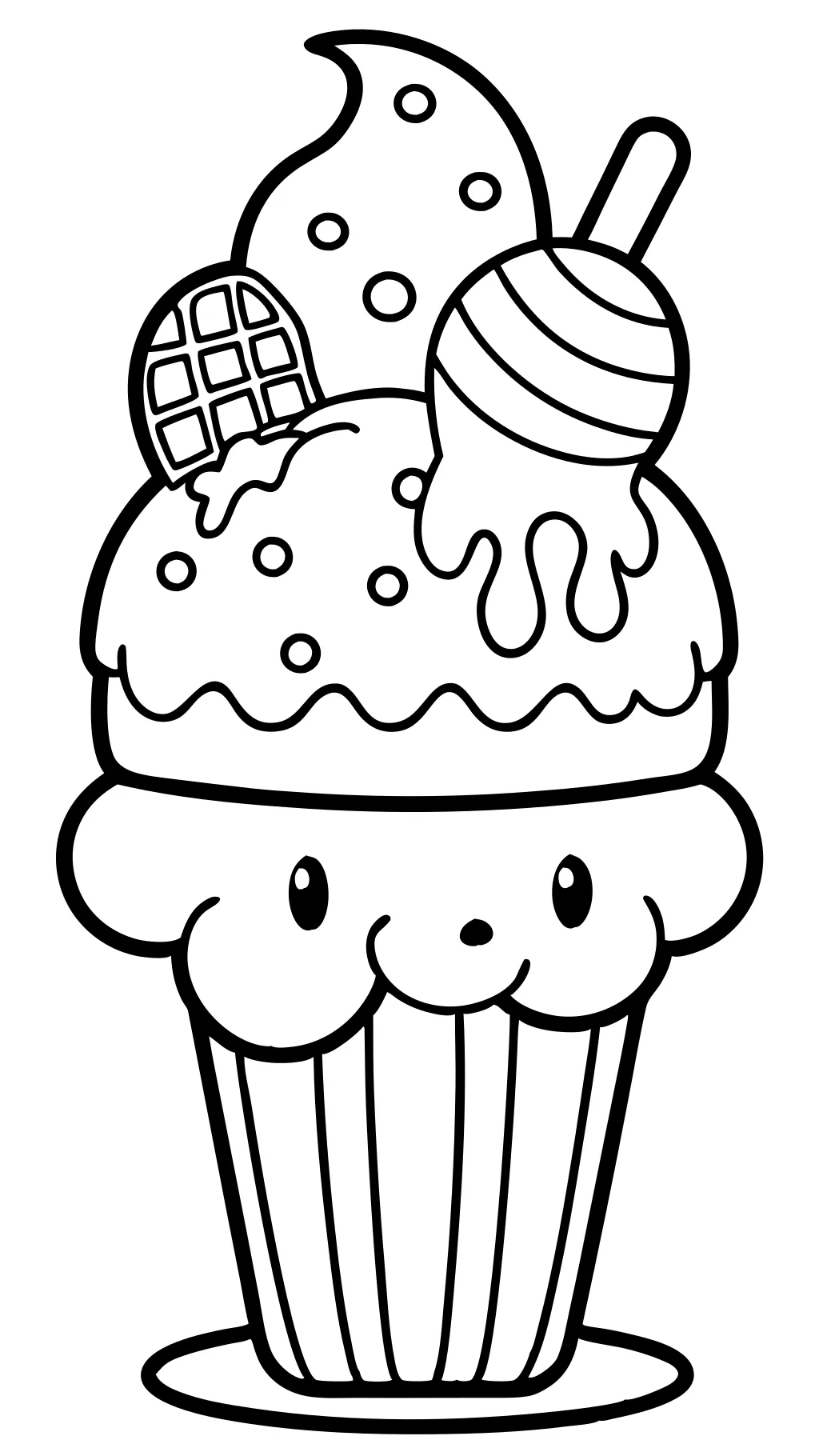 ice cream coloring pages